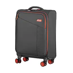 2E Набір валіз 2E, Trek, (L+M+S), TSA, 4 колеса, + 3 рюкзаки Cabin (2E-BPET-CABIN-BK), поліестр, сірий - мініатюра 10