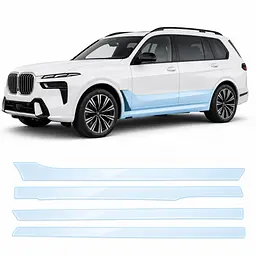 Антигравійна захисна бронеплівка за лекалами для BMW X7 G07 facelift 2022- нижня зона кузова та пороги