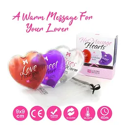 Серця для гарячого масажу Loverspremium Hot Massage Hearts - мініатюра 2