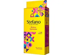 Кава мелена STEFANO 230г смажена з ароматом ірландського крему «Файна кремова»