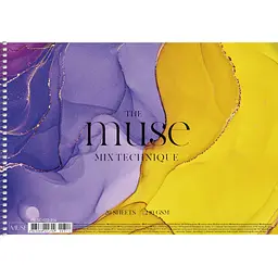 Альбом Muse MixTechnique на спіралі A4 20 аркушів в асортименті (PB-SC-020-314) - мініатюра 3
