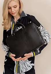 Шкіряна ділова сумка Briefcase 2.0 чорний - мініатюра 8