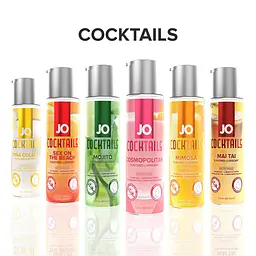 Лубрикант на водній основі JO Cocktails — Cosmopolitan без цукру, рослинний гліцерин (60 мл) - мініатюра 6