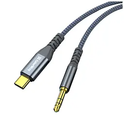 Кабель мультимедійний USB-C to 3.5mm M 1.2m gray ColorWay (CW-CBPDJ071-G) - мініатюра 4