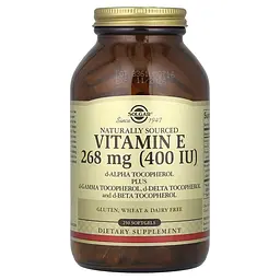 Вітамін Е зі Змішаними Токоферолами Vitamin E (400 МО) 268 мг - 250 софтгель