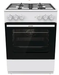 Плита комбінована Gorenje GK6A40WFFM (чавунні решітки, гриль, конвекція)