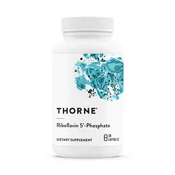 Рибофлавін в активній формі Thorne Riboflavin 5' Phosphate, 60 капсул