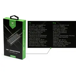 Концентратор Vinga USB3.0 to 4*USB3.0 HUB (VHA3A4) - мініатюра 4