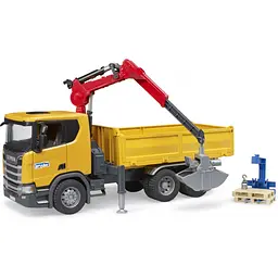 Масштабна модель автомобіля Bruder Scania Super 560R з краном-маніпулятором 1:16 з аксесуарами (03551) - мініатюра 2