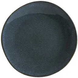 Тарілка МВМ My Home Фйорд 22.5 см глибокий синій (KP-126 DEEP BLUE)
