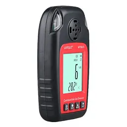 Детектор горючих газів + термометр (0-100% LEL, 0-50 °C) WINTACT WT8823 - мініатюра 5