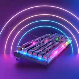Ігрова клавіатура та миша Hoco GM18 з яскравим RGB-підсвічуванням (39134-01_360) - мініатюра 6
