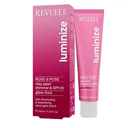 Флюїд Мерехтливий Rose & pose з SPF20 glow fluid Revuele 40 мл