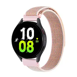 Браслет NormalCloth Samsung Galaxy Watch 6 Classic 43mm 6 Classic 47mm - рожевий ширина кріплення 20мм нейлоновий Watchbands (W21-3WB52058068) - мініатюра 3