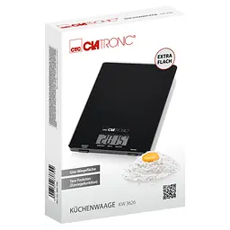 Ваги кухонні Clatronic KW 3626 Black - мініатюра 5