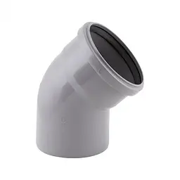 Коліно каналізаційне PPR TA Sewage 110, 45° TASEBPP45110 - мініатюра 1