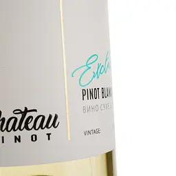 Вино Chateau Pinot Exclusive Pinot Blanc біле сухе 0.75 л - мініатюра 3