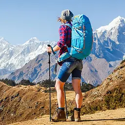 Трекінгова палиця Naturehike ST07 NH18D010-Z 115-135 см блакитна - мініатюра 6