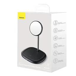 Бездротова зарядна підставка Baseus Swan 2in1 Wireless Magnetic (MagSafe) Charging Bracket - мініатюра 2