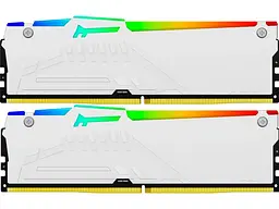 Пам'ять для настільних комп'ютерів Kingston FURY 32 GB (2x16GB) 5200 MHz Beast White RGB (KF552C40BWAK2-32) - мініатюра 4