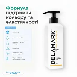 Кондиціонер DeLaMark для пофарбованого волосся 400 мл - мініатюра 4