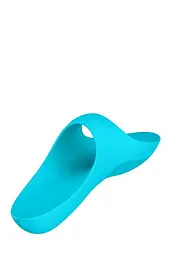 Вібратор Satisfyer Teaser Light Blue на палець, 12х3.5 см блакитний - мініатюра 2