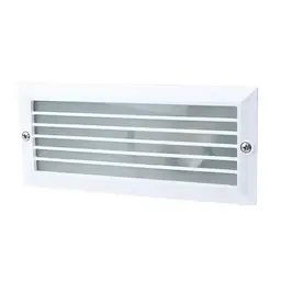 Світильник Brille вуличний для сходів E27 20W IP54 white (AL-01G)