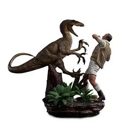 Статуетка JURASSIC PARK Clever Girl Deluxe Art Scale 1/10 (Парк Юрського періоду) - мініатюра 3