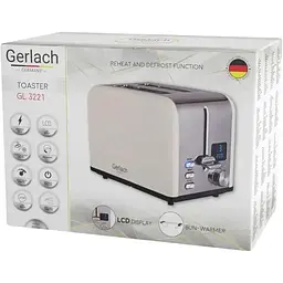 Тостер Gerlach 1100Вт GL 3221 Cream - мініатюра 6