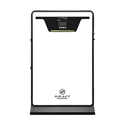 Гібридний інвертор 5kW Kraft KRF-HISA-5KW/10kwh-80A з вбудованою акумуляторною батареєю LiFePO4 (42-00091) - мініатюра 2