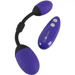 Віброяйце GoGasm Vibrating Pussy Ass Balls фіолетовий