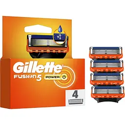 Змінні картриджі для гоління (леза) чоловічі Gillette Fusion5 Power 4 шт.