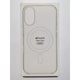 Оригінальний прозорий чохол Apple Clear Case with MagSafe для Iphone 16 (6.1") Clear MA6A4ZM/A