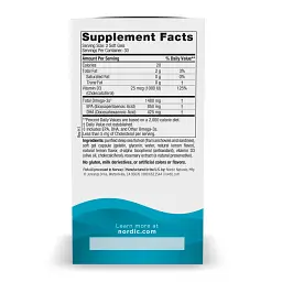 Риб'ячий жир Nordic Naturals Ultimate Omega Xtra зі смаком лимона 60 капсул - мініатюра 5