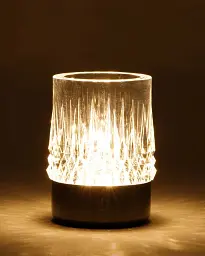 Настільна лампа Zuma Line Crystal LED 1x1W 3000K 110Lm IP20 чорна - мініатюра 3