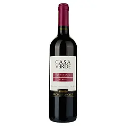 Уцінка. Вино Casa Verde Каберне-Совіньон/Мерло червоне н/сол 0.75 л