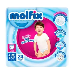 Подгузники Molfix Трусики 5 junior 12-17 кг 24 шт (8690536842636)