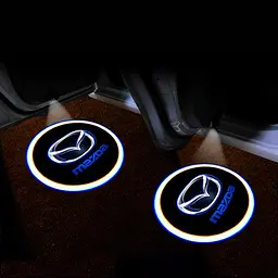 Картридж-вставка логотипу Mazda на двері 1 шт. (Blue) - мініатюра 2