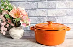 Каструля чавунна O.M.S. Collection 3165-20 2,3л Orange - мініатюра 7