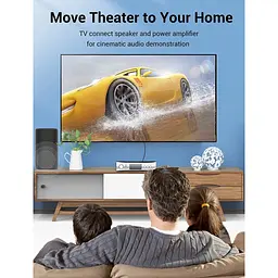 Кабель мультимедійний Optical Toslink 1.0m gray Vention (BAVHF) - мініатюра 4