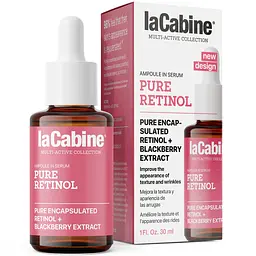 Высококонцентрированная сыворотка с ретинолом LaCabine Pure Retinol для улучшения текстуры кожи лица 30 мл