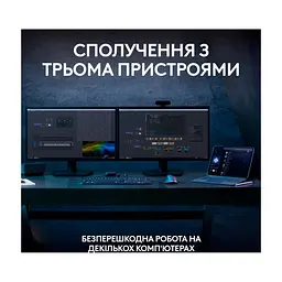 Клавіатура Logitech MX Keys S Plus Palmrest Wireless UA Graphite (920-011589) - мініатюра 2