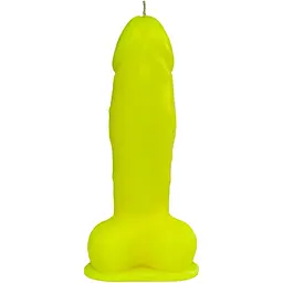 Свічка Love Flame - Dildo L Yellow Fluor, CPS01-Yellow - мініатюра 2