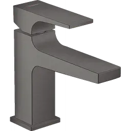 Змішувач Hansgrohe Metropol 100 для умивальника з донним клапаном push-open Brushed Black Chrome 32500340 Шліфований чорний хром