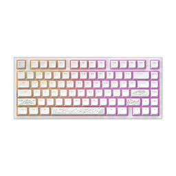 Клавіатура Dark Project ALU81 Terra Nostra PBT RGB Mech G3MS Moonstone White (DPKB_NOSTRA_81_ANSI_WHITE_UA) - мініатюра 3