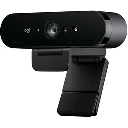 Веб-камера Logitech Brio 4K Graphite UltraHD (L960-001718) Black (960-001718) - мініатюра 4