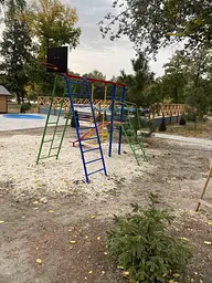 Ігровий комплекс для вулиці з гойдалками і гіркою - мініатюра 3