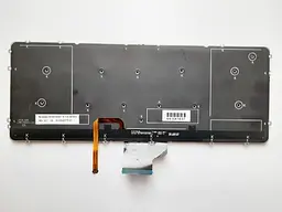 Клавіатура для ноутбуків Dell XPS 15-9530, Precision M3800 чорна без рамки, з підсвічуванням US - мініатюра 2