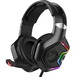 Навушники Onikuma Gaming K10 Pro LED чорні