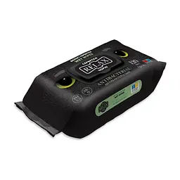 Вологі серветки Relax Tissue Black Антибактеріальні 120 шт. (4820237500991)